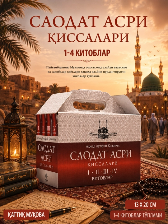 Saodat asri qissalari 1–4 va 5–8 kitoblar to‘plami Ahmad Lutfiy Qozonchi - 