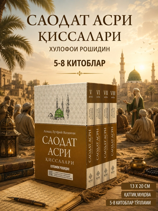 Saodat asri qissalari 1–4 va 5–8 kitoblar to‘plami Ahmad Lutfiy Qozonchi - 