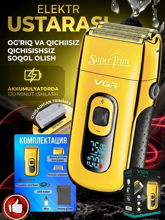 VGR Premium Elektr ustaralar seriyasi har xil modellar V-331 -332 -341 -353 -375 -383 -390 - 