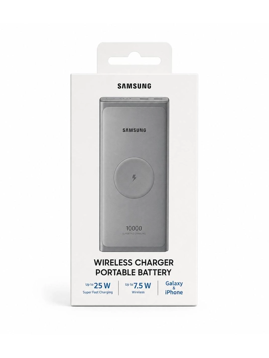 Samsung 10000mAh Simsiz Power Bank, 25W Super Fast Charging