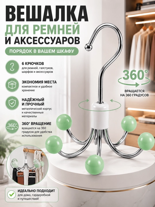Настенный крючок, поворотный держатель, крючки 360, крючок для одежды, кухонный держатель - 