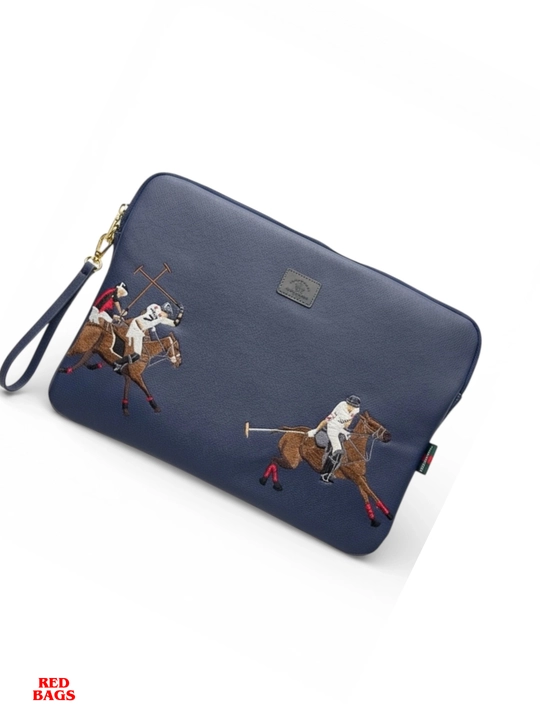 Santa Barbara Polo & Racquet Club мужская барсетка сумка, клатч для ноутбука и документов