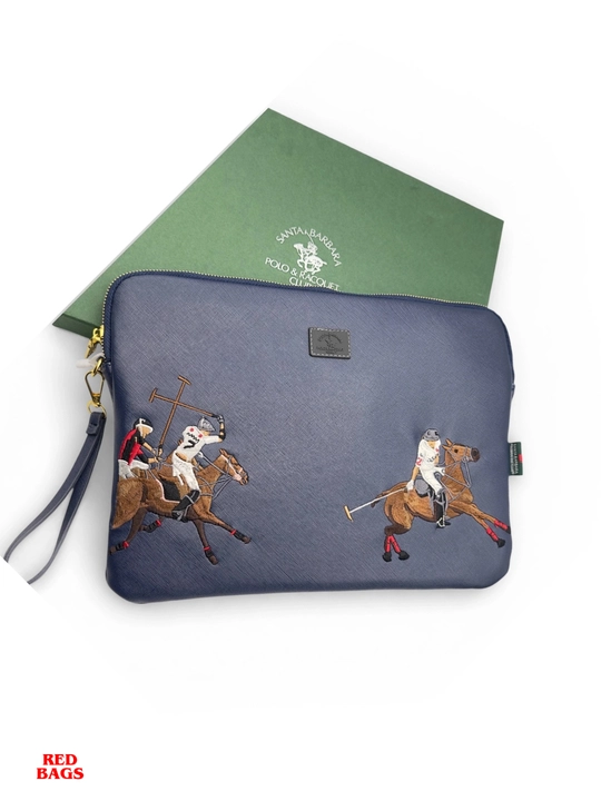Santa Barbara Polo & Racquet Club мужская барсетка сумка, клатч для ноутбука и документов