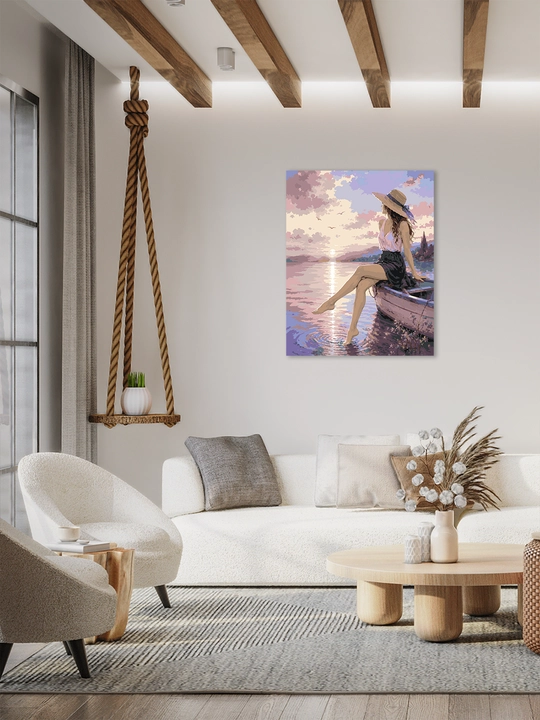 Raqamlar bo'yicha rasm chizish ARTERY "Qizlar", 40×50 sm