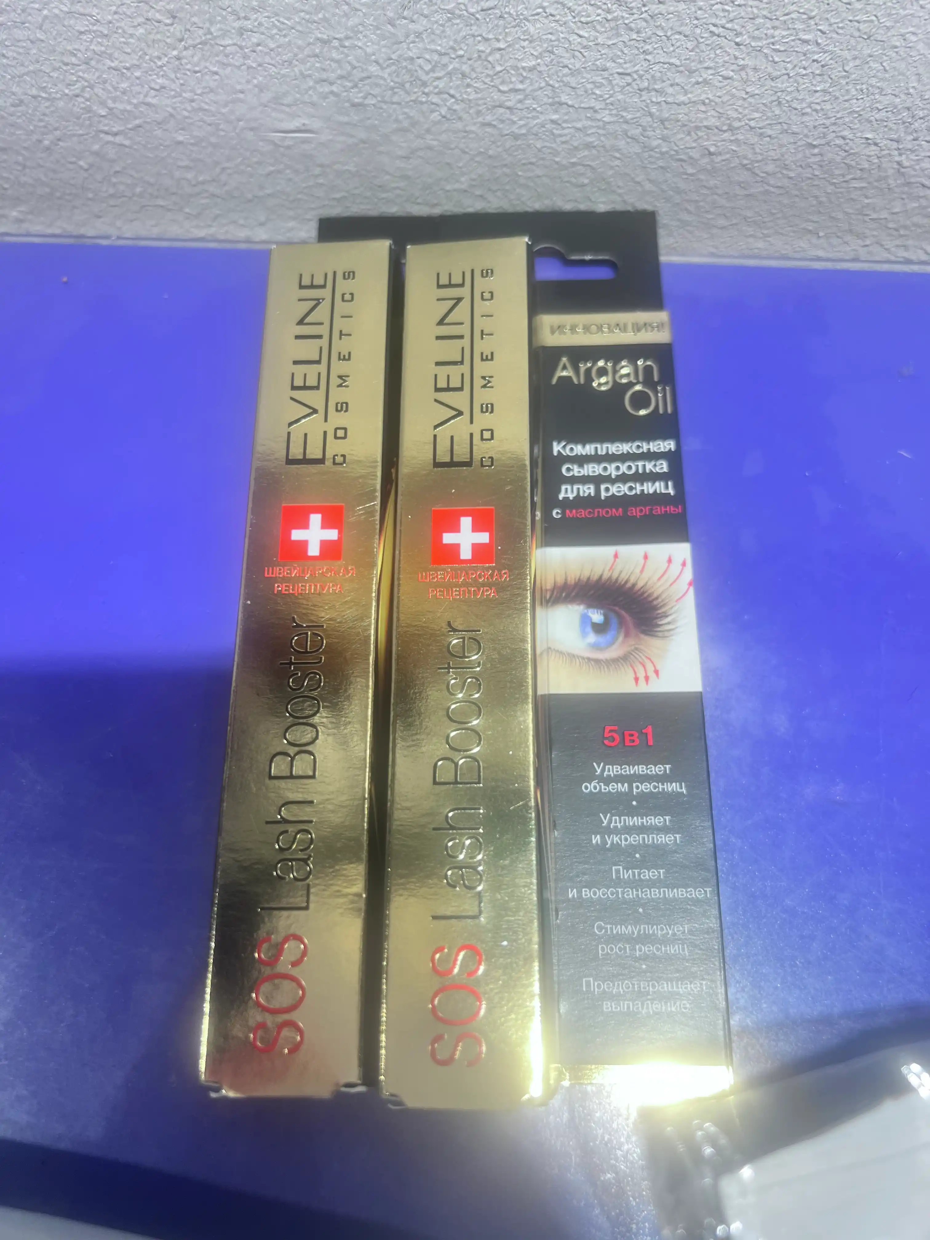 Сыворотка для ресниц Eveline SOS Lash-Booster 5 в 1, 10 мл