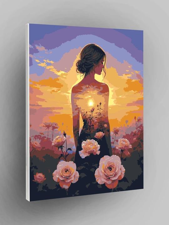 Raqamlar bo'yicha rasm chizish ARTERY "Qizlar", 40×50 sm