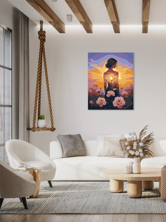 Raqamlar bo'yicha rasm chizish ARTERY "Qizlar", 40×50 sm