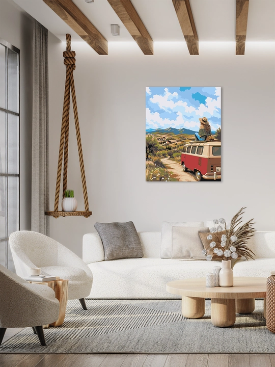 Raqamlar bo'yicha rasm chizish ARTERY "Qizlar", 40×50 sm