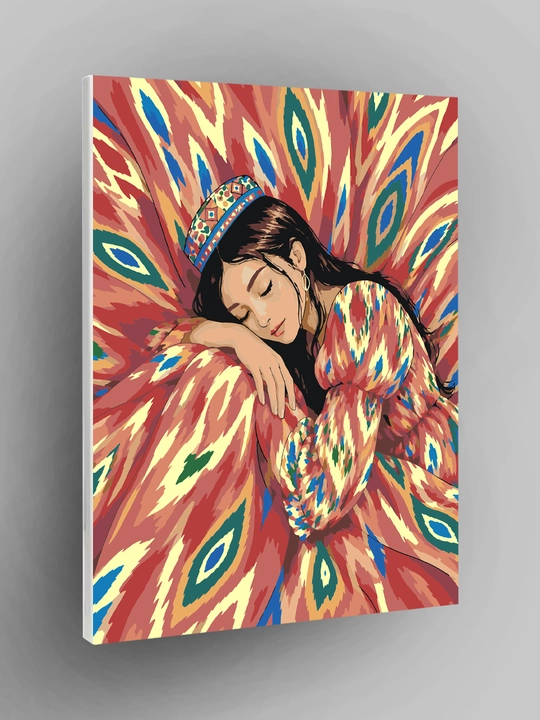 Raqamlar bo'yicha rasm chizish ARTERY "Qizlar", 40×50 sm