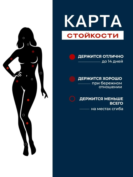 Временные переводные татуировки для тела