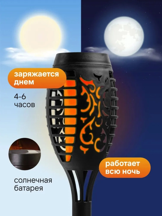 Quyosh panelli bog‘ ko‘cha chirog‘i, namlikdan himoyalangan
