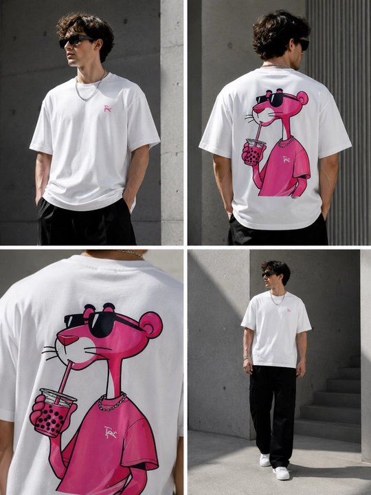 Футболка с принтом Pink Panther