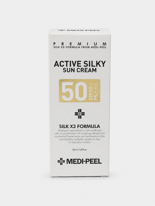 Yuz uchun quyoshdan himoyalovchi MEDI-PEEL Active Silky Sun Cream SPF50+, 50 ml