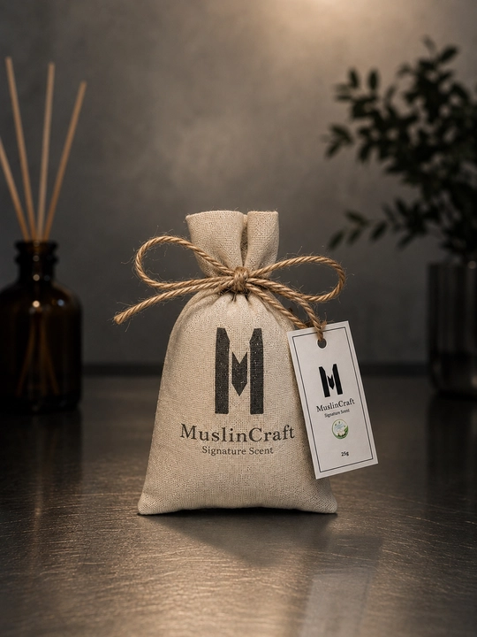 Освежитель воздуха для дома и авто от MuslinCraft SIGNATURE SCENT (25гр)