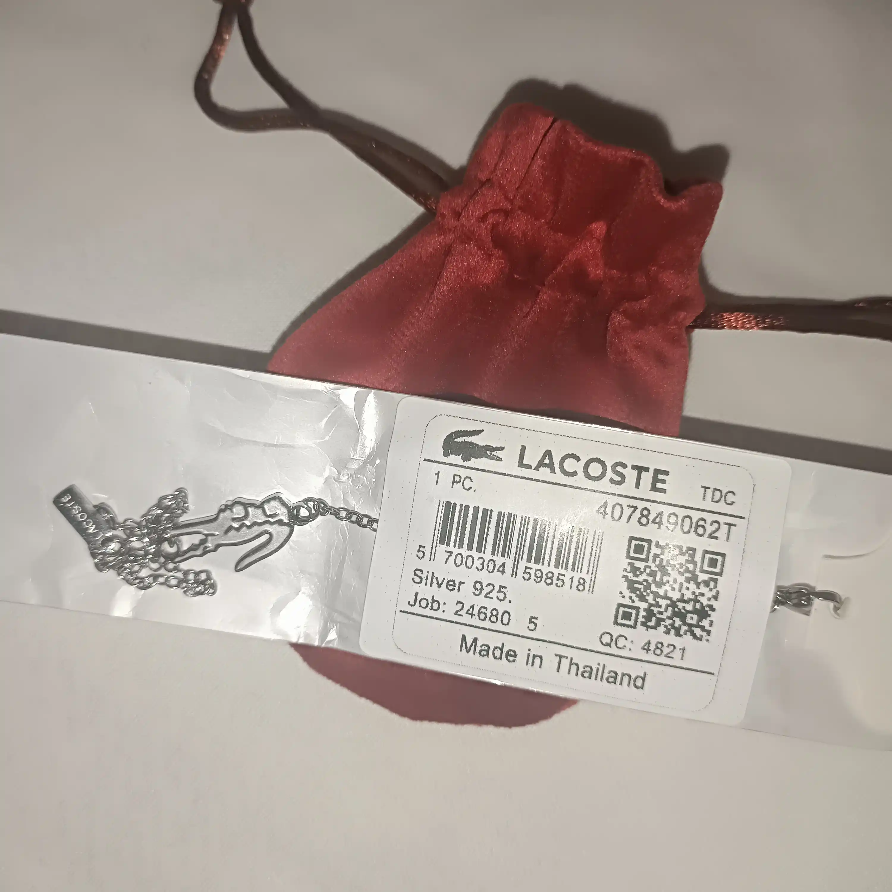 Lacoste - браслет для женщин и мужчин
