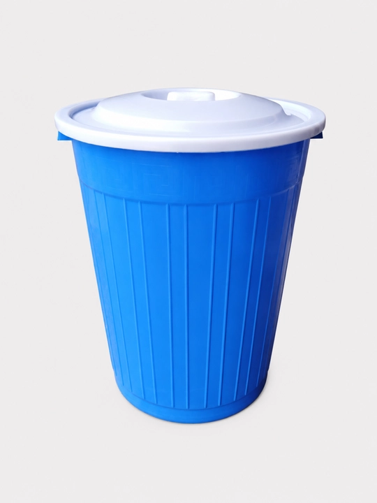 Universal plastik bak qopqoqli uy va hovli uchun chiqindi savati