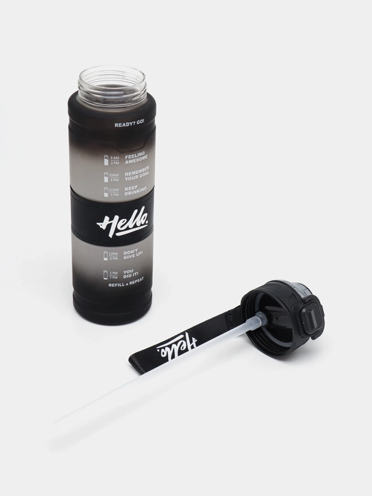 Suv idish, sheyker butilkalar, fitnes va kunlik sport uchun suv idish, 1000 ml matli