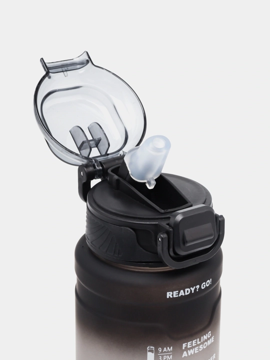 Suv idish, sheyker butilkalar, fitnes va kunlik sport uchun suv idish, 1000 ml matli