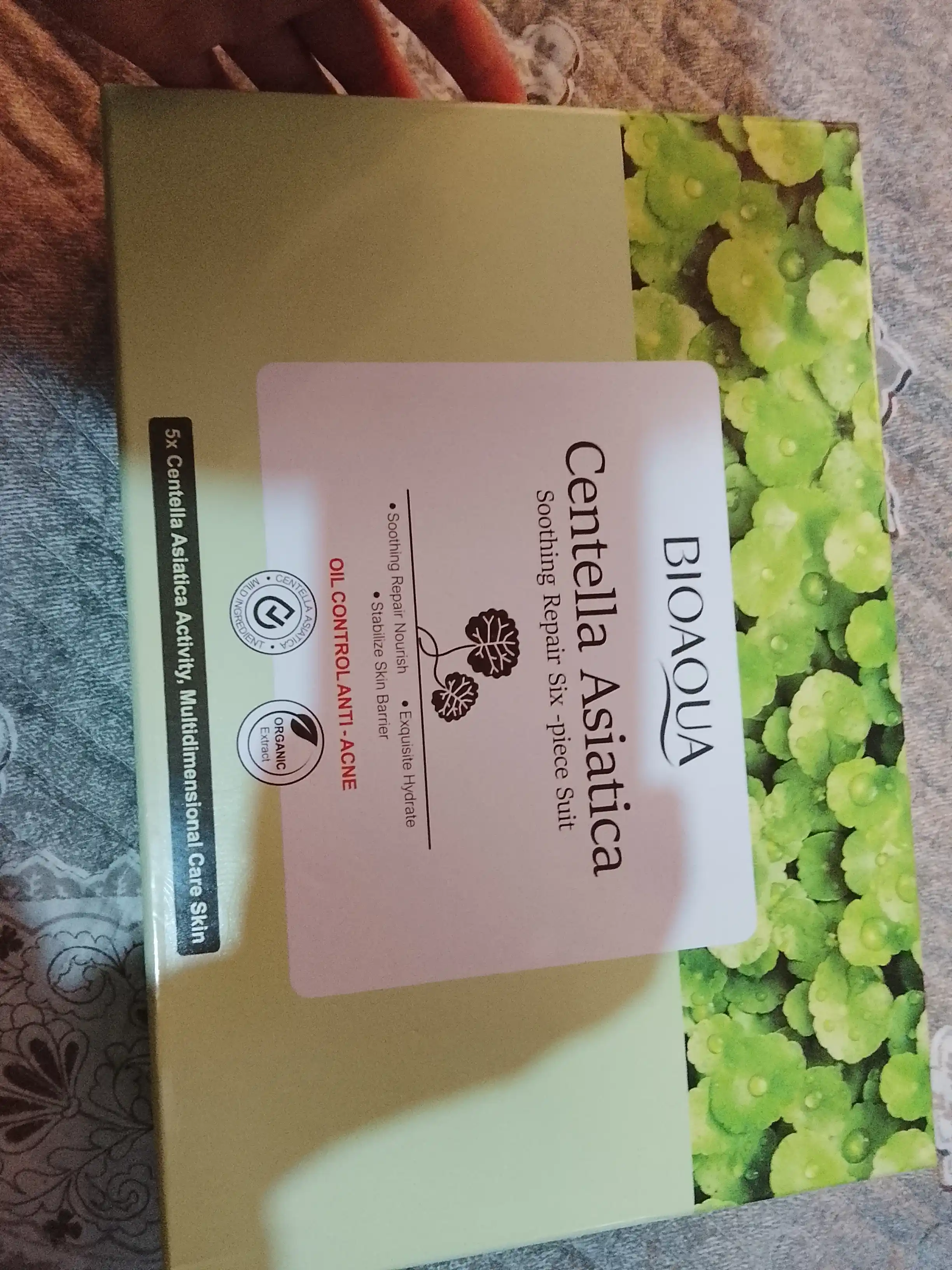 Набор для ухода за лицом Centella Asiatica 6 в 1 – успокаивающий, для всех типов кожи
