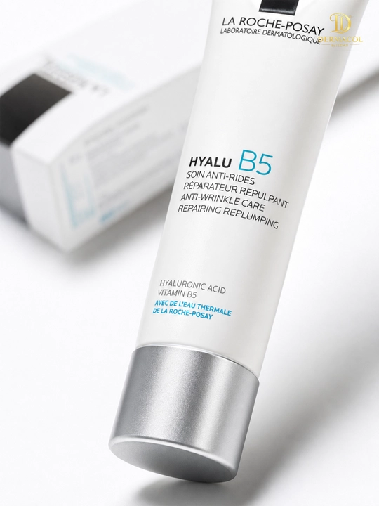 Крем с витамином B5 для лица против морщин Hyalu B5 La Roche