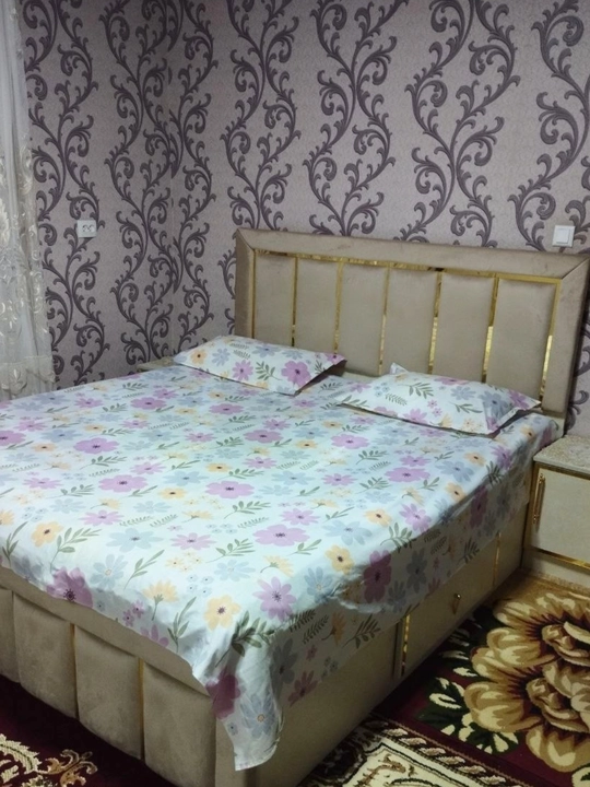 Комплект постельного белья из хлопка, 220×240 см, 2 наволочки 50×70 см