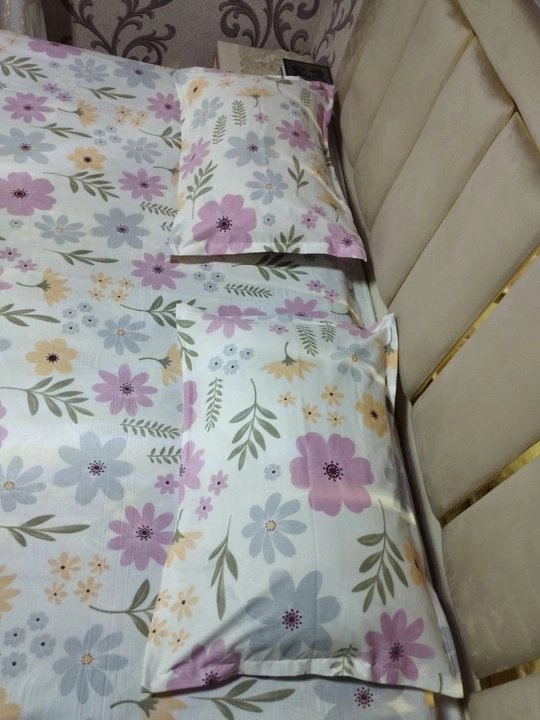 Комплект постельного белья из хлопка, 220×240 см, 2 наволочки 50×70 см