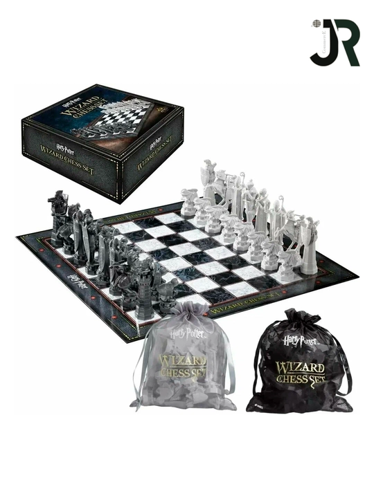 Yog'och shaxmat, shashka va nardalar 3 vs 1 da, va Garri Potter shaxmati