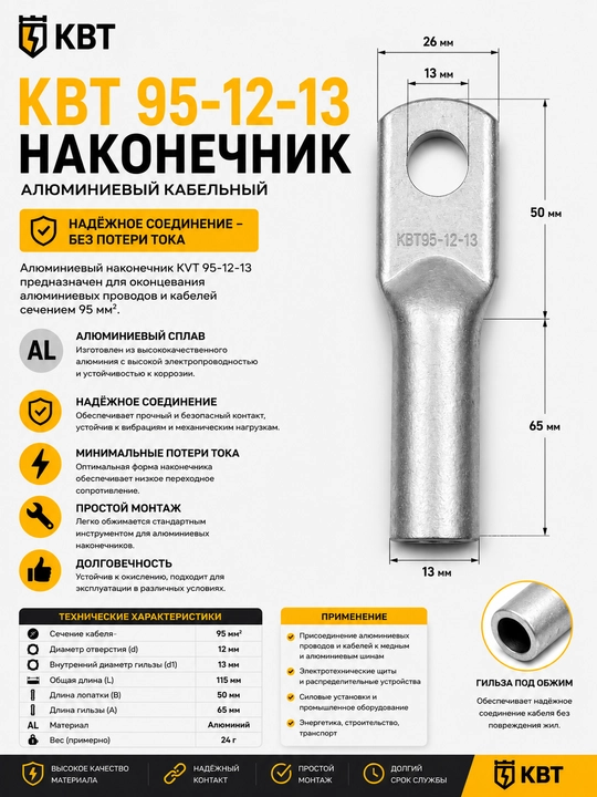 Кабельные наконечники для надежного электрического соединения