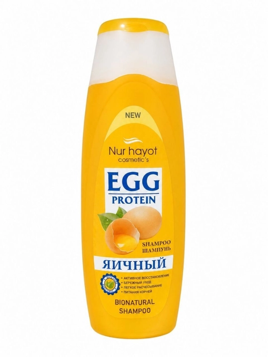 Nur Hayot Egg Protein Shampoo - 