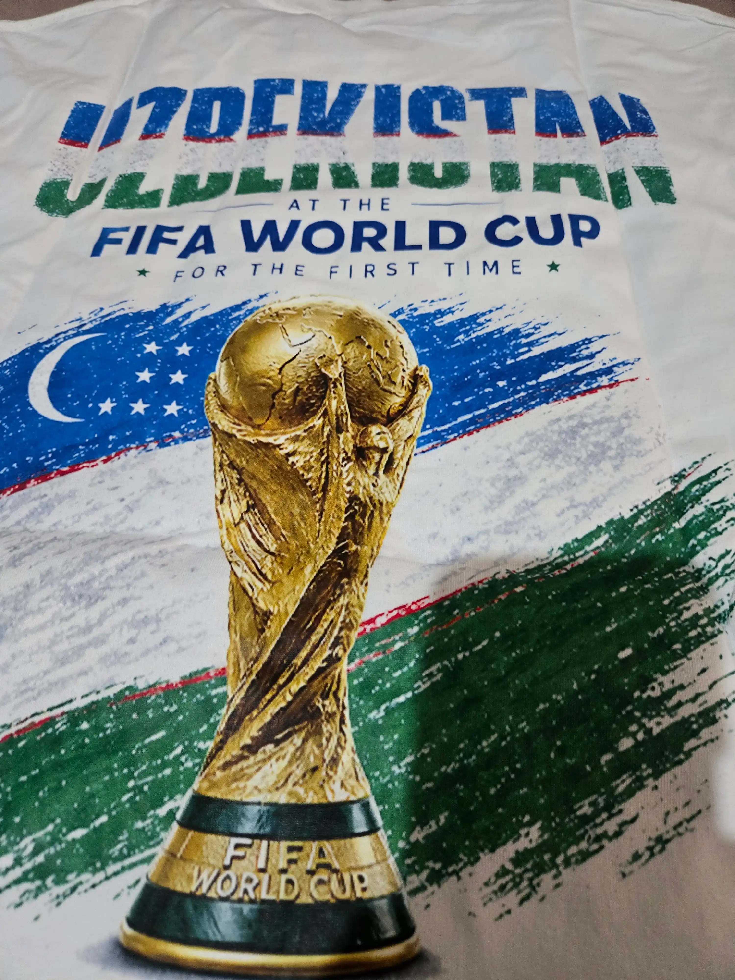 Oʻzbekiston terma jamoasi futbolkasi FIFA World Cup 2026. 100% paxta