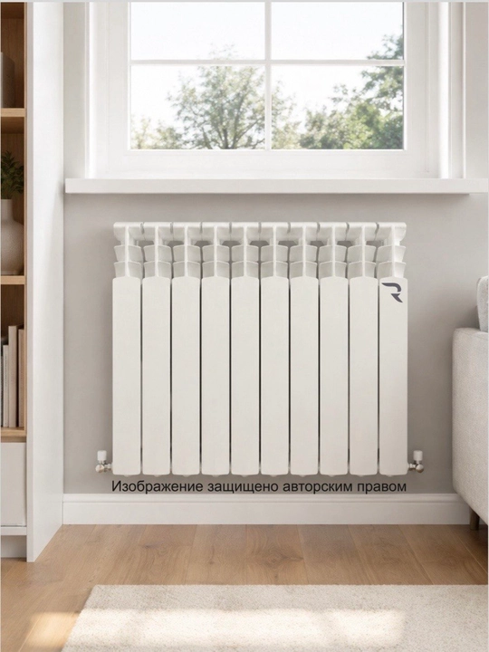 Alyuminiy radiator 500x80
