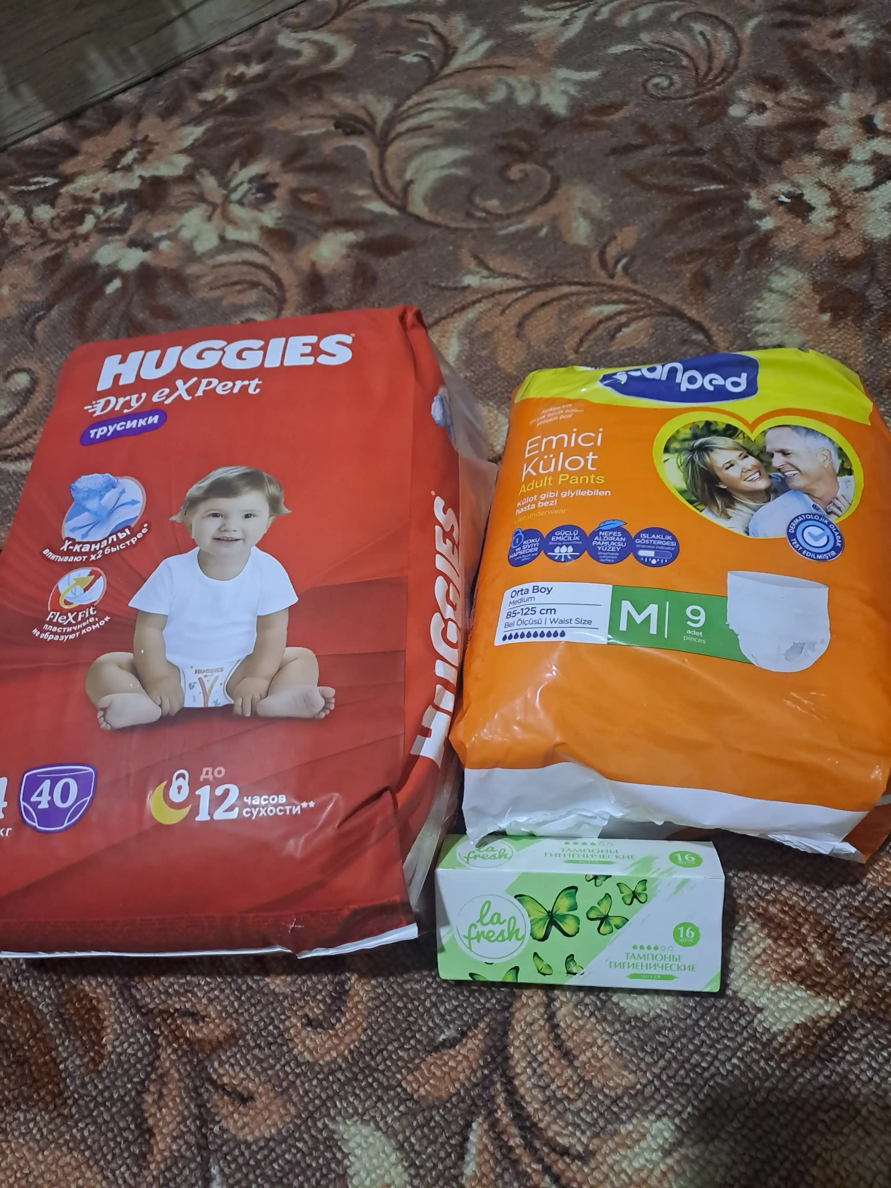Huggies Dry Expert 4 L o‘lchamli trusikli tagliklar, 9-14 kg, 40 dona