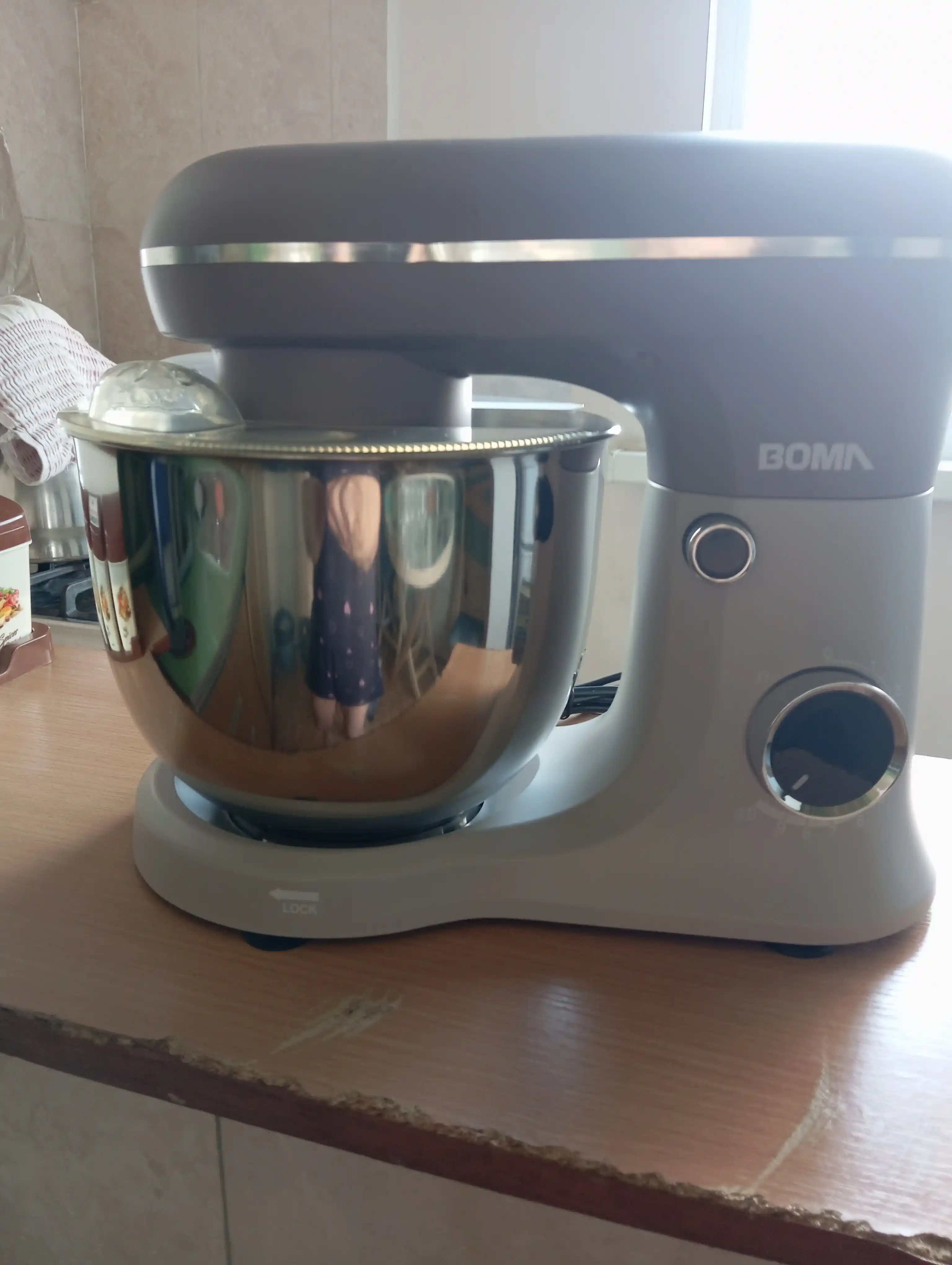 Planetar mikser BOMA BM-6004, 6 litr, 1500 Vt (Oshxona kombayni)