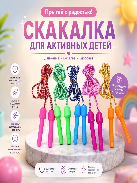 Sakrash, sport, fitnes va krossfit bilan shug‘ullanish uchun sport arqonlari
