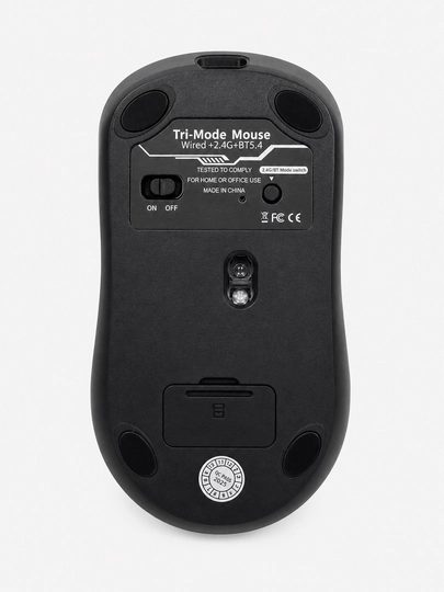 Simsiz Sichqoncha PRO 8000 DPI | Bluetooth + 2.4GHz + Type-C