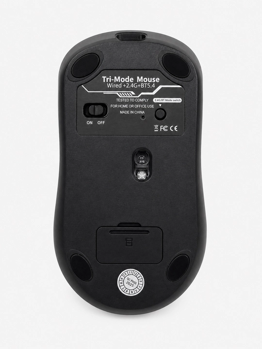 Simsiz Sichqoncha PRO 8000 DPI Bluetooth + 2.4GHz + Type-C