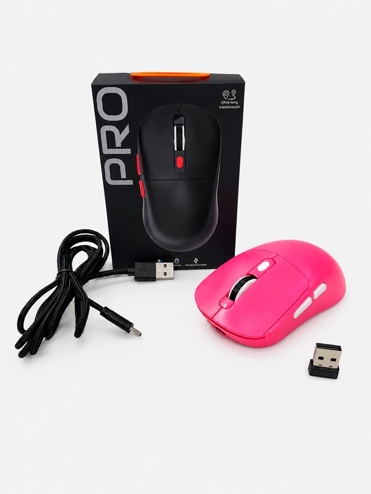 Simsiz Sichqoncha PRO 8000 DPI | Bluetooth + 2.4GHz + Type-C