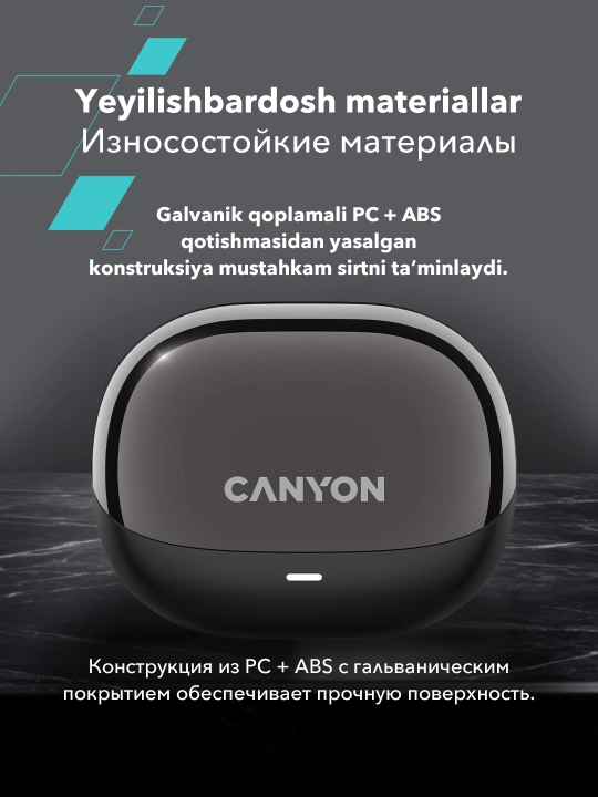 Simsiz ochiq turdagi quloqchinlari Canyon OWS Ear Clips OnFlow 14, klipsalar