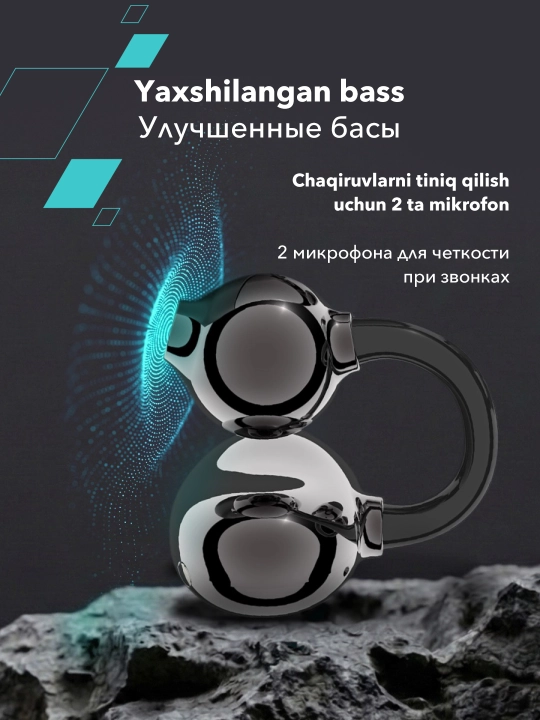 Simsiz ochiq turdagi quloqchinlari Canyon OWS Ear Clips OnFlow 14, klipsalar