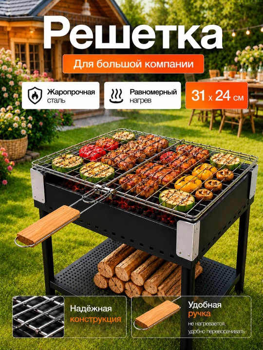 Manqal va barbekyu panjarasi - 