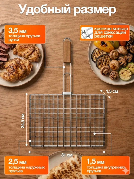 Manqal va barbekyu panjarasi