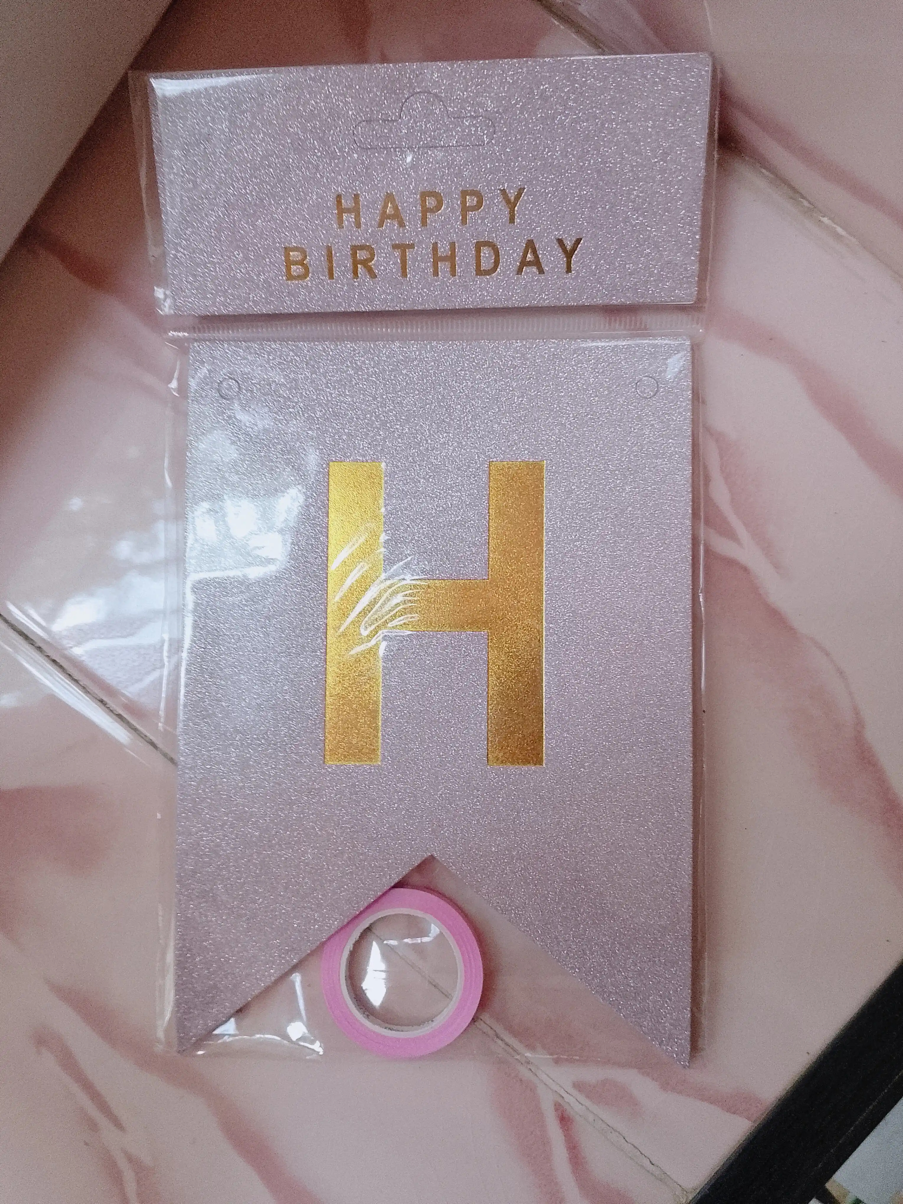 Герлянда-флажки Happy Birthday
