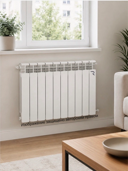 Alyuminiy seksiyali radiator 500x100