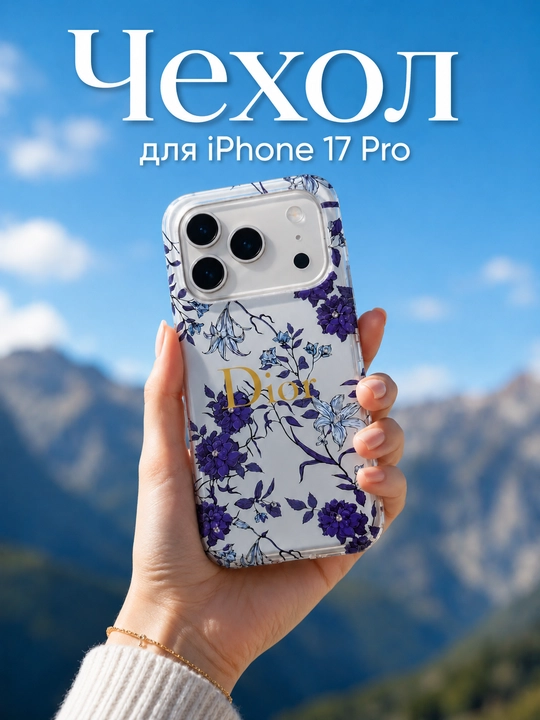 IPhone 11, 12, 13, 14, 15, 16, 17 Pro va 17 Pro Max uchun g‘ilof, TPU. dizaynli