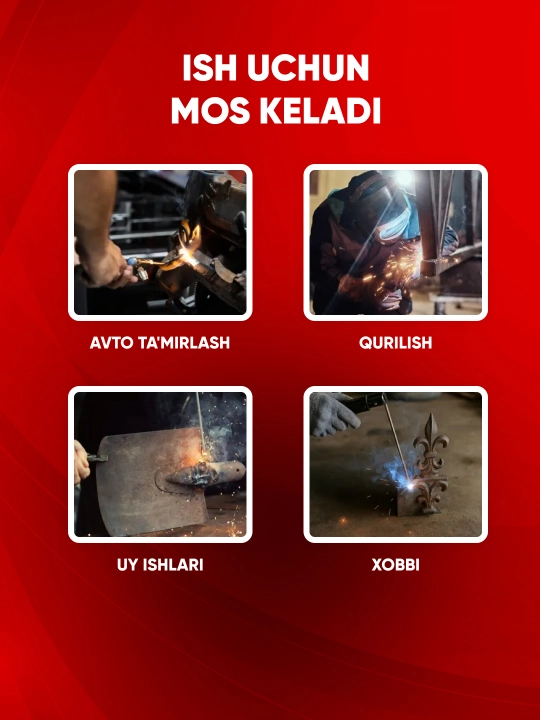 Invertorli payvandlash apparati TEH TWG300S