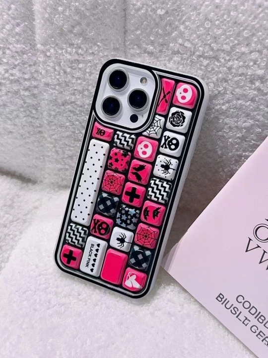 Чехол для iPhone с дизайном Black Pink, стильная силиконовая накладка, ударопрочная защита