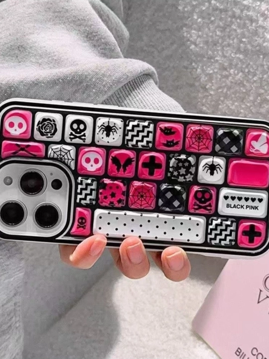 Чехол для iPhone с дизайном Black Pink, стильная силиконовая накладка, ударопрочная защита