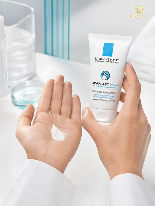 Крем барьер для рук Mains Cicaplast  La Roche уход за кожей рук, 50 мл