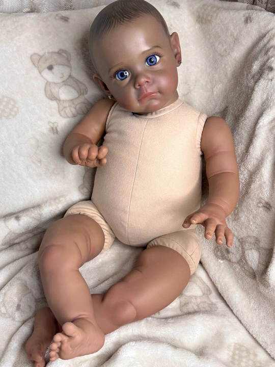 Reborn qo‘g‘irchog‘i 3D terisi realistik chaqaloq, 62 sm
