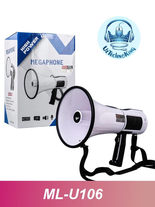 ML-106U kuchli qo'l megafoni (rupor, karnay)— ovozingiz 800 metrgacha masofaga